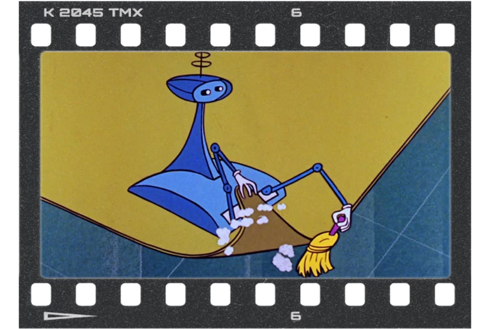 Robotický vysavač ze seriálu The Jetsons byl další z technologií, která se objevila nejprve ve světě kinematografie.