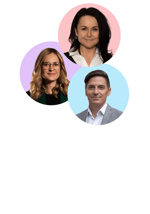 Vlasta Sloupová, Denisa Císařová, Michal Kosař
