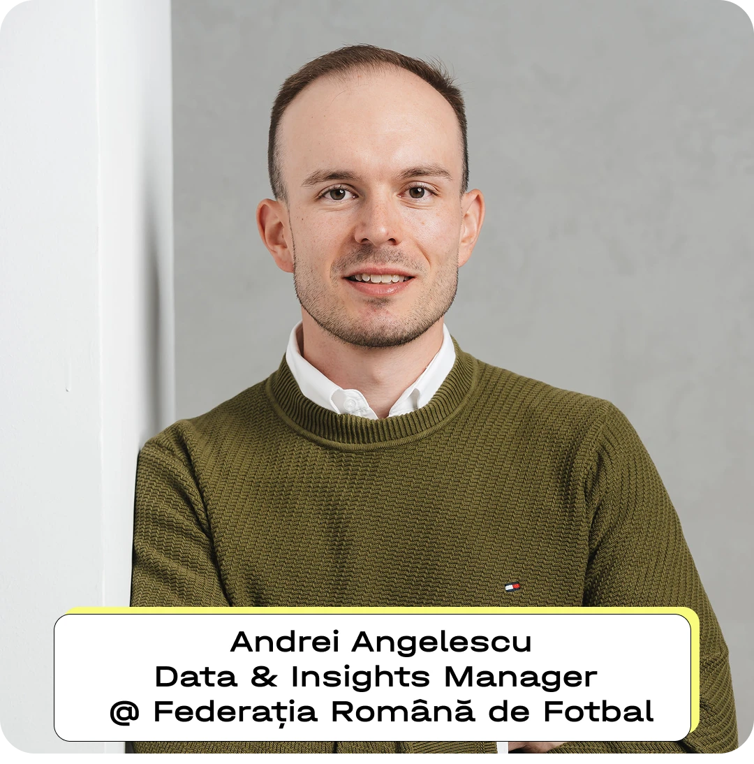 Curs Sport Analyst susținut de Andrei Angelescu, Data & Insights Manager FRF, la Skillab